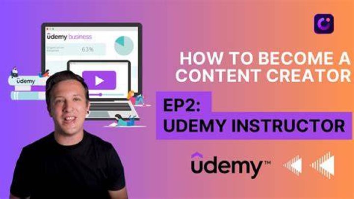 Becoming a Udemy instructor