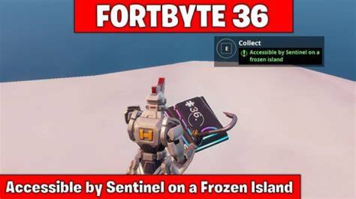 Fortbyte 36 location and Sentinel skin
