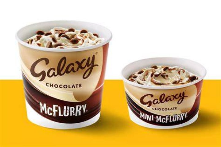 Galaxy Chocolate McFlurry (Image via McDonald’s)