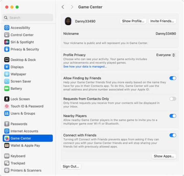 Game Center- Travis's House