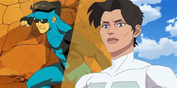 Invincible strikes a pose on the cover of Invincible #100. 