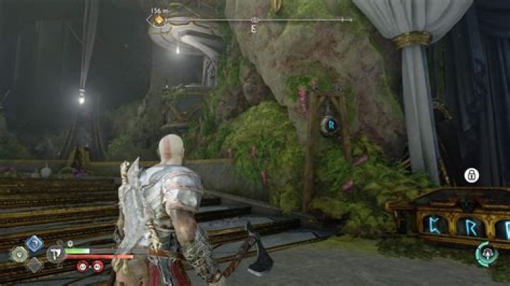 Kratos takes aim at two Bells in God of War Ragnarok