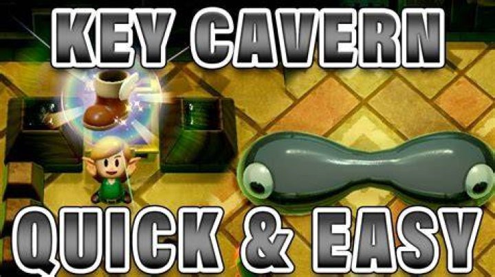 Link&rsquo;s Awakening Key Cavern moving left to fight some Red Zols