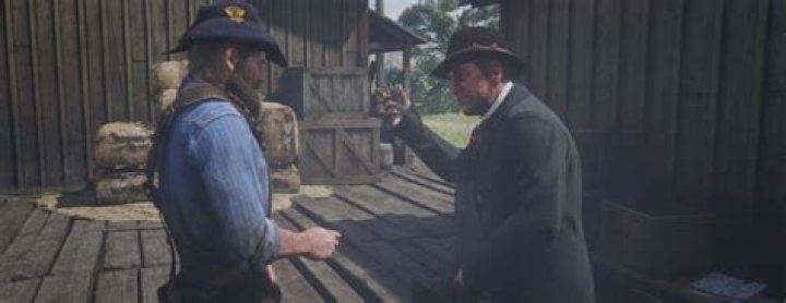 Phineas T. Ramsbottom giving the &ldquo;Smoking and other Hobbies&rdquo; quest in Red Dead Redemption 2