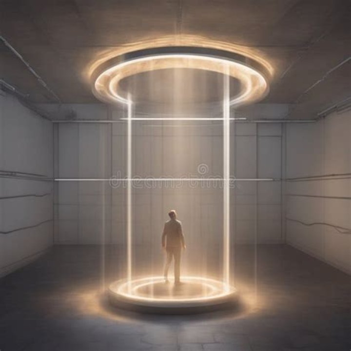 Standing on a teleporter in Tunic
