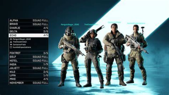 The squad select screen in Mass Effect