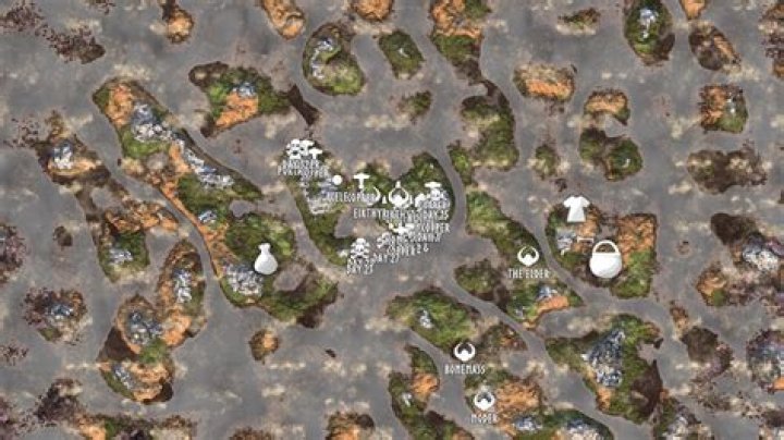 Valheim mountain biome map appearance