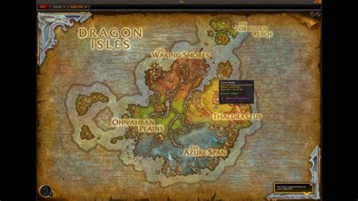 When looking for Grand Hunts in World of Warcraft: Dragonflight, check your map for this icon (Image via Blizzard Entertainment)